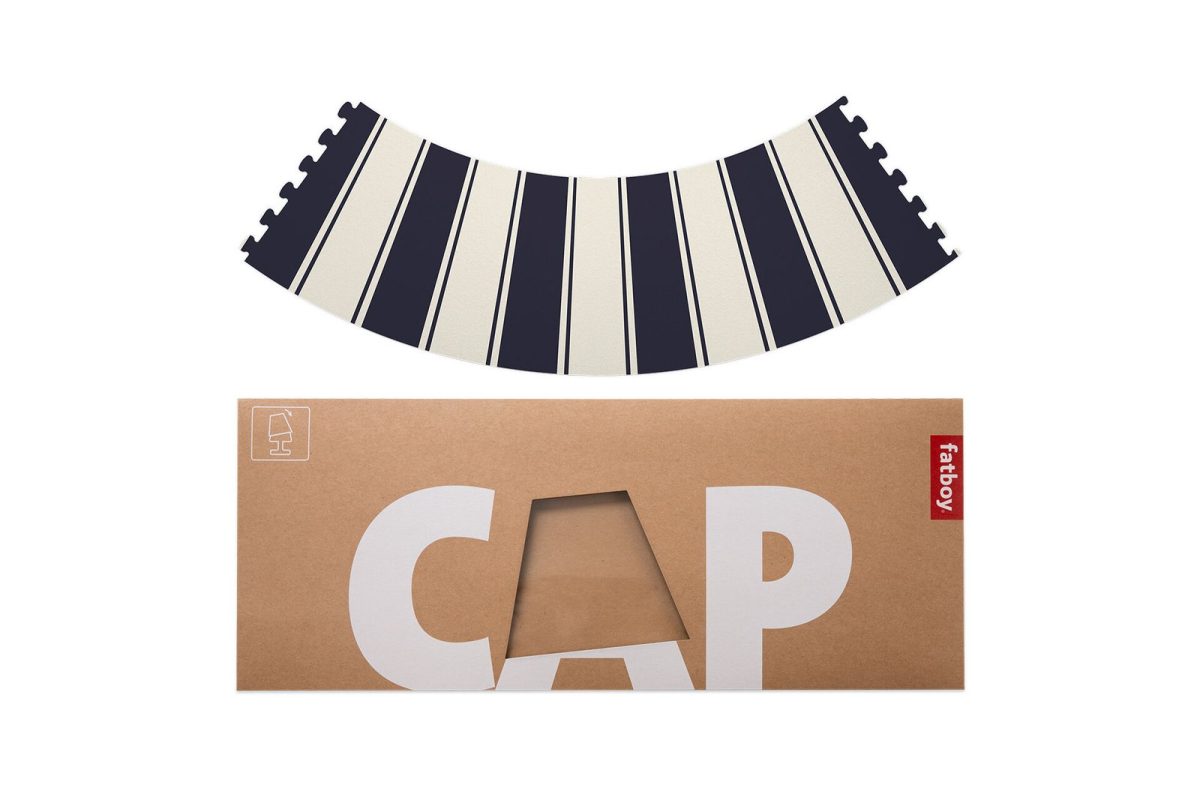 FATBOY Cooper Cappie Stripe Navy Abazur za lampu polipropilen - Image 2
