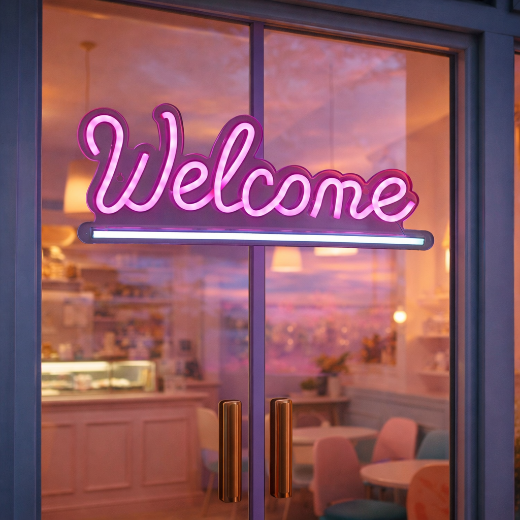Twilight-entrance-to-pastel-cafe.png LED NEON Dekorativni natpis usb - Image 1