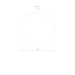 RING MIRROR S zidna lampa - Image 2