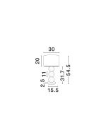 CHAMOIS Stona lampa - Image 6