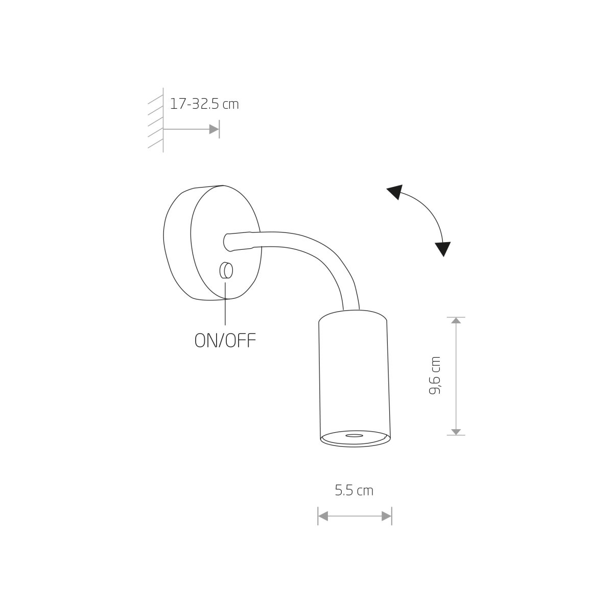 EYE FLEX S zidna lampa - Image 2