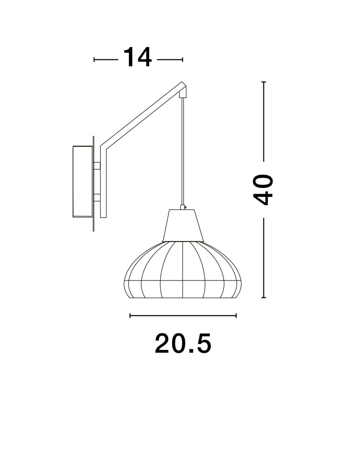 FADO Zidna lampa - Image 7
